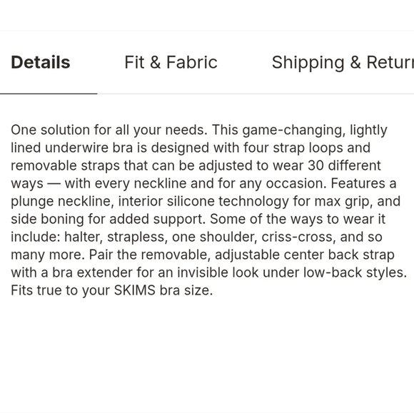 SKIMS Clay Multi Way Underwire Bra - Picture 8 of 8